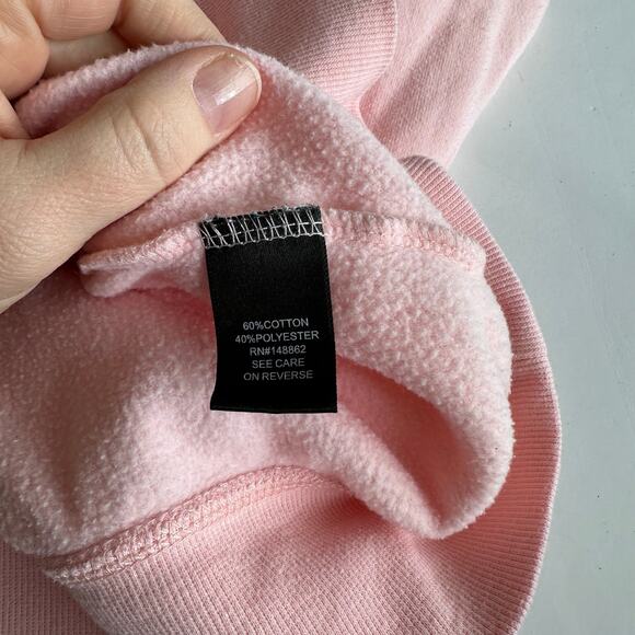 Torrid Classic Fit Cozy Fleece Pink Cheetah Raglan Hoodie - Picture 8 of 8